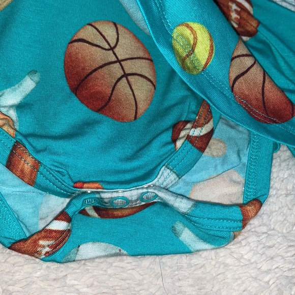 NWT Posh Peanut Sports Day Twirl Bodysuit Dress 12-18M - Picture 4 of 4